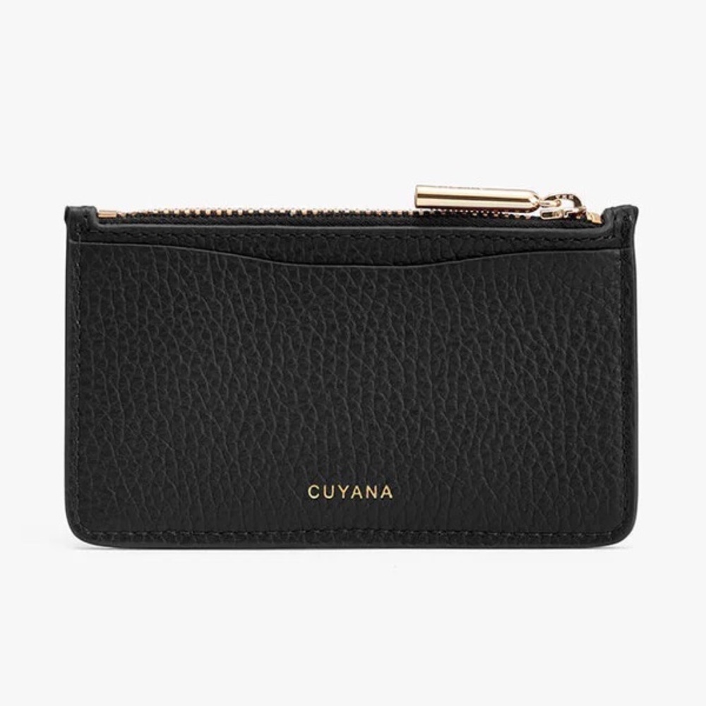 Cuyana Zip Cardholder Wallet, Black, SOLD OUT